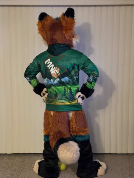 Hoodie is fashionable with a tail