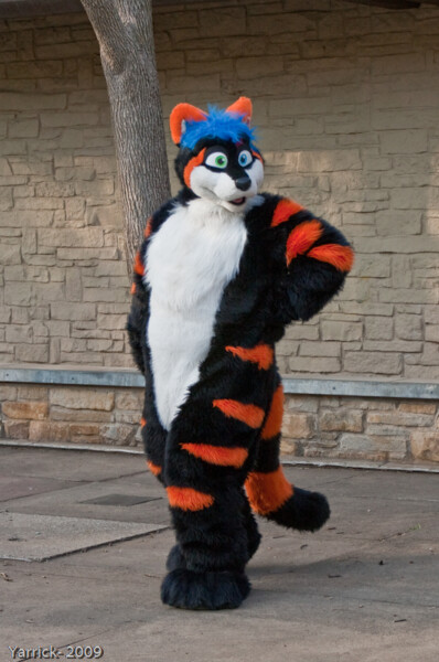On the catwalk..