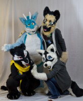 Drakonicknight, Jacek, Jolly Jackel, Wolfie 