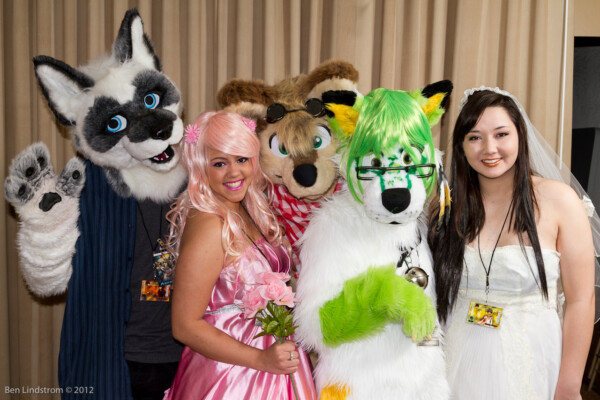 The bride and brides maids are assembled…