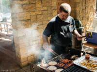 The Grillmaster at work 